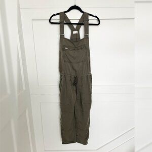 Wildfred Free Valletta Cropped Overalls OLIVE GREEN